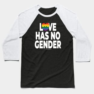 Love has no gender - human activist - LGBT / LGBTQI (126) Baseball T-Shirt